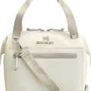 Stanley All Day Julienne Soft Cooler Bag and Lunch Box | Insulated Travel Bag with Zipper | BPA-Free (Cream)