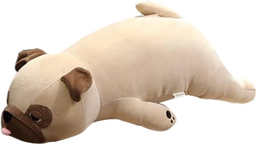 Pug Stuffed Animal, 23.6 Inches Soft French Bulldog Plush Pillow Pet,Cute Dog Hugging Toys Gifts (23.6")