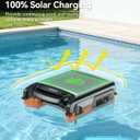 V1T Solar Pool Skimmer, Robotic Pool Surface Skimmer Cleaner with App Control-Test