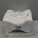 Everlasting Comfort Memory Foam Knee Pillow for Side Sleepers  Sciatica Pain Relief Pillow, Removable Strap Support  Leg Pillows for Sleeping Alignment, Knees, Back & Hip Cushion (Standard, White)