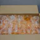 36 Pcs Plastic Coupe Glasses 10oz Reusable Ribbed Martini Glasses Shatterproof Champagne Tower Unbreakable with Stem for Espresso Martini Whiskey Margarita Birthday Party Bar Home Wedding(Amber)