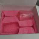 Paris Hilton Ribbed Wine Glass, Elegant Fluted Glassware, Perfect for Red Wine or White Wine, 1 18-Ounce, Pink