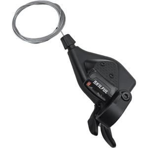 THALOUS Bicycle Gear Shift Lever Right 7 Speed Thumb Shifter with Gear Indicator for MTB Moutain Road Bike Tricycle