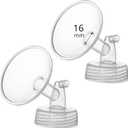 16mm Flange Compatible with Spectra S1 S2 9 Plus Synergy Gold Breastpump Replacement to Spectra Pump Parts and Flange; Not Original; Replaces Shield
