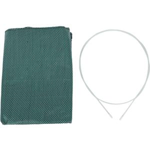 Buachois Leaf Collector Bag, Dustpan Type Yard Waste Bag for Leaves Lawn Debris Grass Clippings, Reusable Garden Leaf Bag with PP Non Woven Fabric, Large Capacity Outdoor Cleaning (150L)