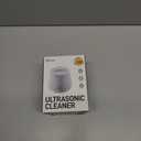 Drixo Ultrasonic Retainer Cleaner Machine, FSA - HSA Eligible, IPX6 Waterproof Dental Cleaning Pod, 3 Modes Denture Cleaner for Night Guard Mouth Guard Braces, 45kHz Cleaner with UV Light, Arctic White