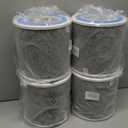 4 Packs HP102 True HEPA Replacement Filter Compatible with Shark Air Cleaner Purifier HP100, HP102 and 3-in-1 Models HC450, HC451, HC452, HC455, Compares to Part # HE1FKBAS and HE1FKPET