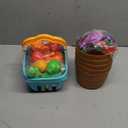 JOYIN Learning Toys Play Food Set for Toddlers, Cutting Food for Preschool Activities, Play Kitchen Accessories, Educational Toys, Color Sorting Set for Boys & Girls, Easter Basket Stuffers