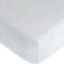 TL Care Supreme Fitted Crib Sheet 28" x 52", Enhanced Thickness for Soft, Breathable Neutral 100% Cotton Jersey Comfort, White, for Boys and Girls