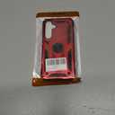 IKAZZ for Galaxy S25 Plus Case,Military Grade Shockproof Heavy Duty Protective Phone Cover Pass 16ft Drop Test with Magnetic Kickstand Car Mount Holder Red