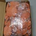 Simgoing 30 Pcs Basketball Keychain Gift Bulk Mini Plush Ball Prizes Funny Sports Players Team Party Favors Gifts for Group (Orange)