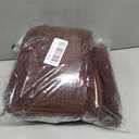 Bathroom Rugs Chenille Bath mat 2 Piece Set, Super Absorbent, Strong PVC Non Slip Backing, Bath mats for Bathroom, Plush Shaggy, Thick, Machine Washable, Bathtub, Shower, Toilet.(Brown)