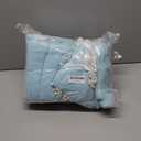 GLAMBURG Peshtemal Turkish Towel Cotton Oversized Beach Towels 36x71 Set of 6 for Adults, Soft Durable Absorbent Extra Large Bath Sheet Hammam - Aqua Blue