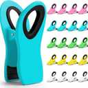 20 Pack Chip Clips, Bag Clips, Binder Clips, Multipurpose Food Clip, Magnetic Clip for Chip, Snack, Food Storage, Kitchen, Packages, Office Paper Clamps