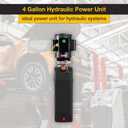 Hydraulic Pump 4 Gallon Hydraulic Power Unit 220V 2HP 2850rpm Hydraulic Car Lift Pump, 16 Quart; 220V