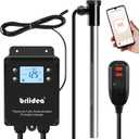 Briidea 120V 1500W WiFi Portable Electric Immersion Water Heater, Compatible with Smart Life APP, Compatible with Alexa, Google Assistant, Anti-Corrosion Sensor, Rapid Heating in Minutes