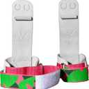 HOLVIST Gymnastics Grips | Leather Made Dowel Gymnastic Grips | Gymnastics Grips for Girls 10-12 | Hook & Loop Gymnastics Grips for Girls 7-9 | 2 Hole Womens Gymnastics Hand Grips (4, Camo)