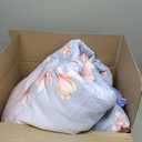 AIKASY Pink and Light Purple Twin Comforter Set with Sheets, Bed in a Bag 6-Pieces,Branches and Flowers Printing Design, Ultra Soft Down Alternative All Season Bedding Set (Twin, Blossom Stem)