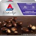 Atkins Endulge Treat Chocolate Covered Almonds. Rich & Crunchy. Keto-Friendly.1 Oz, 5 Count, Pack of 4, Best By: 08/29/2025