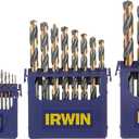 Irwin Tools IRWIN Drill Bit Set, High-Speed Steel, 29-Piece (3018005)