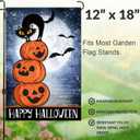 Seasonal Garden Flags Set of 10 12x18 inch Double Sided Yard Flags, Outside Small Garden Flag with Anti-Wind Clip and Stopper, Outdoor Holiday Lawn Decorative Decor