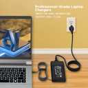New Slim 65W Power Cord Adapter Compatible with HP Laptop Charger USB C Computer Replacement, Envy x360/Elitebook x360/Spectre x360/Elite x2/Pavilion/Zbook/ProBook, Fast Type C Chromebook Charging