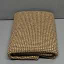 EARTHALL Woven Runner Rug 2x6 Ft Washable Runners for Hallways Cotton Non Slip Rubber Backed Kitchen Runner Braided Indoor Floor Carpet for Entryway, Hallway, Kitchen, Bedroom, Orange/Tan/Brown