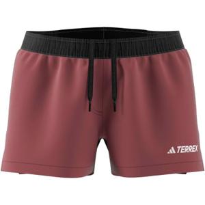 Adidas Women's Trail Shorts (Large/3" Inseam, Quiet Crimson)