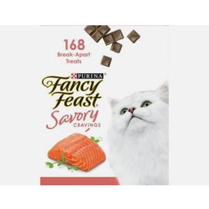 Fancy Feast Savory Cravings 168 Break Apart Cat Treats Salmon Jul2025 2Pcs