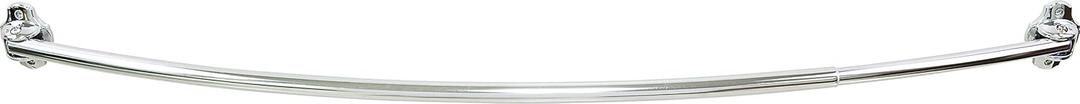 Curved Shower Rod Collection Fits 60''-72'' Openings (1, Polished Chrome)