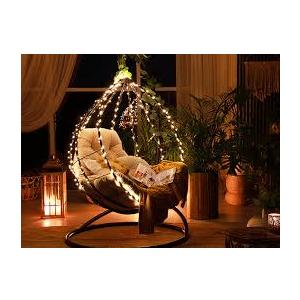 2Pack Each 66Ft 200 LED Fairy Lights Plug in, Waterproof String Lights Outdoor & Indoor, LED String Lights 8 Modes with Timer, Twinkle Light for Girl's Room Garden Christmas Decorations (Warm White)