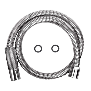 COOLWEST Flexible Metal Stainless Steel Hose 44 Inch for All Commercial PreRinse Kitchen Sink Faucets Flexible Hose Replacement (111CM 44")