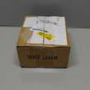 Probrico Matte Black Half Dummy Levers, Square Non-Turning Door Knobs for Left or Right Handed Doors, Interior Keyless Door Handle for Closet or Pantry (2 Pack, Single Side)