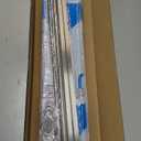 Wall Mount Metal Wall Shelf Kitchen Spice Condiment Racks 304 Stainless Steel fit Storage Rack Bedroom Bathroom Living Room Shelves (Length31.5 width5.9)