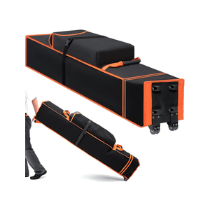 Heavy Duty Canopy Bag Replacement, Large Tent Storage Bag with Roller Wheels 63X10X10in, 800D Oxford Fabric Pop Up Canopy Replacement Parts