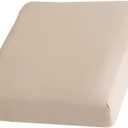 AURLOE Waterproof Sofa Slipcovers 1pc Stretch Couch Cover Furniture Protector with Elastic Suitable for Armchair, Loveseat,3&4 Seater Cushion Couch (1, Beige)