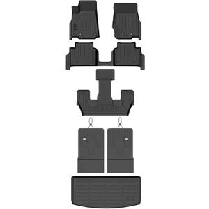 HAFIDI Car Floor Mats & Cargo Liner for 2025-2026 Nissan Kicks SV/SR (Not fit Kicks S/Play Model) Raised Fixed Floor(Flex Floor) All Weather TPE Automotive Floor Liners Full Set Accessories, Black