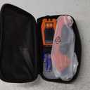 Focemta Circuit Breaker Finder & GFCI Outlet Tester with Digital LCD Display, 90-135V Electrical Circuit Tracer Tool for Electricians/DIY  Lightweight (Includes Batteries & Carrying Case) (Orange)