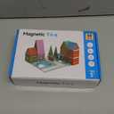 Magnetic Tiles for Kids, Fairytale Town Road Set, Magnetic Blocks Magnet Building Toys for 3-5 4-8 Years Old Boys Girls, Expansion Themed Magnet Educational STEM Creativity Toys 3+ Toddlers Xmas Gifts