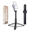 KraftGeek Magnetic Selfie Stick Tripod for iPhone, 64 Phone Tripod for Magsafe, Travel Phone Stand with Remote for iPhone 16 Pro Max (64 Inches-Black)
