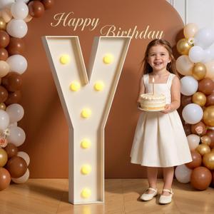 Marquee Letters 3 Feet Tall 3FT Large Light Up Letters Y for Wedding Will You Marry Me Sign Happy Birthday Engagement Party Decorations Big Letterboard,Letter Y