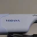 VODANA Professional Triple Flow Ceramic Hair Waver - Easy Beach Waves with Embedded Double Barrel Wave Iron. Experience Instant Heat, Long-Lasting Performance, and Quick Heat (1.6 inch, Creamy Blue)