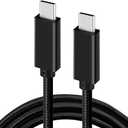 CBUS 5A 100W USBC Cable - 6.6ft USB C 3.2 Gen 2 10Gbps Power Delivery Monitor Cable - PD Docking Stations, Hard Drives, Compatible with MacBook Pro, iPad Pro 4K/5K