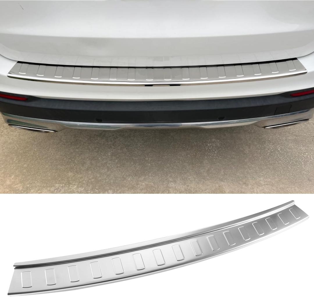 Rear Bumper Protector for Mercedes Benz GLC Class X253 GLC300 GLC43 2015-2022 Rear Bumper Guard - Matte Silver