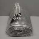 Clear Tarp, 8x16ft Clear Tarps Heavy Duty Waterproof, 14Mil Thickened Transparent Tear Resistant Waterproof PVC Vinyl Tarpaulin Enclosurewith Grommets and Reinforced Edges for Patio, Porch and Outdoor