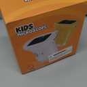 Handheld Digital Mini Microscope for Kids: 1000X 4K Portable Pocket 2.4" Screen Microscopes Toys STEM Electronic Learning Educational Science Kit 8-12 Birthday Gift 4 5 6 7 Year Old Boy Girl (Yellow)