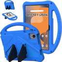 for Onn 10.1 Tablet Case (Gen 4) 2024 (Model: 100135925), EVA Kids Shockproof Cover for Onn Tablet Case 10.1 inch, Blue
