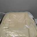 Chezope Car Seat Covers Full Set Universal Fit for Most Cars SUV Sedans Trucks Leather Car Seat Cushion Automotive Seat Cover Car Accessories Waterproof Car Seat Covers SUV (Beige)