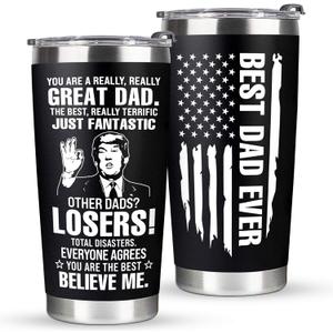 Gifts for Dad from Daughter, Son - Father's Day Gifts for Dad, Men - Dads Birthday Gift Ideas, Happy Birthday gifts for Dads, Fathers - Best Dad Ever Gift, Best dad Cup. dad Tumbler 20 Oz