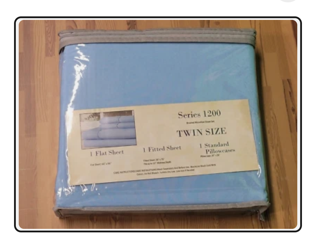Lavish Home Series 1200 Twin Size Brushed Microfiber Sheet Set